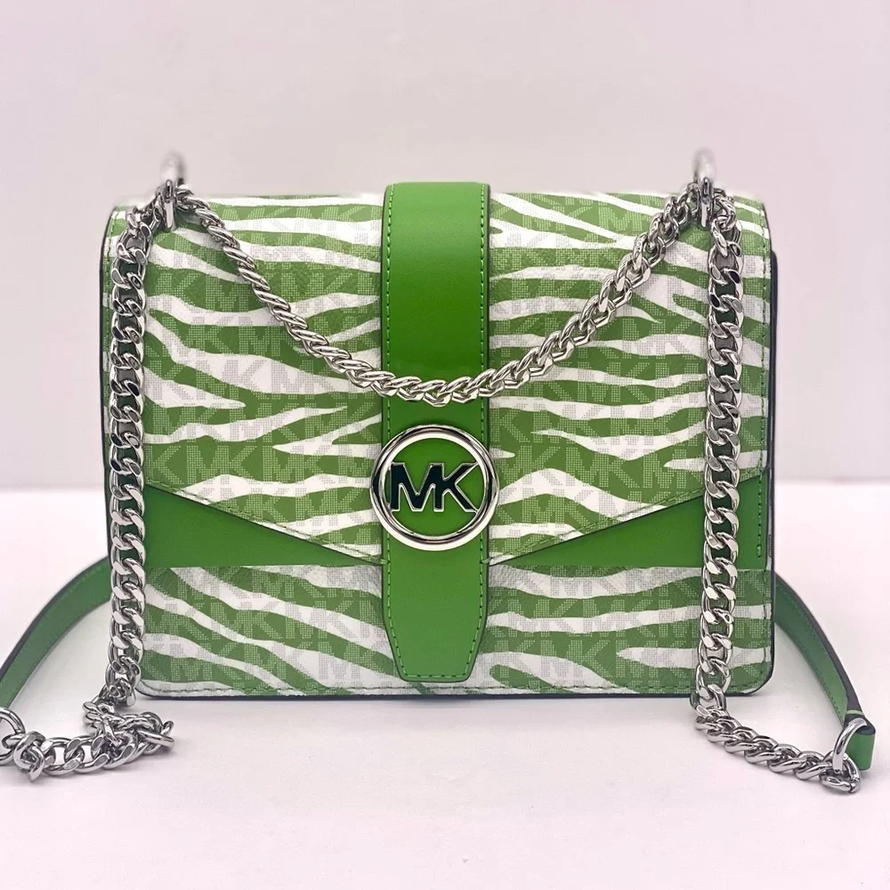 Michael Kors Greenwich Small Logo Convertible Crossbody Shoulder Bag